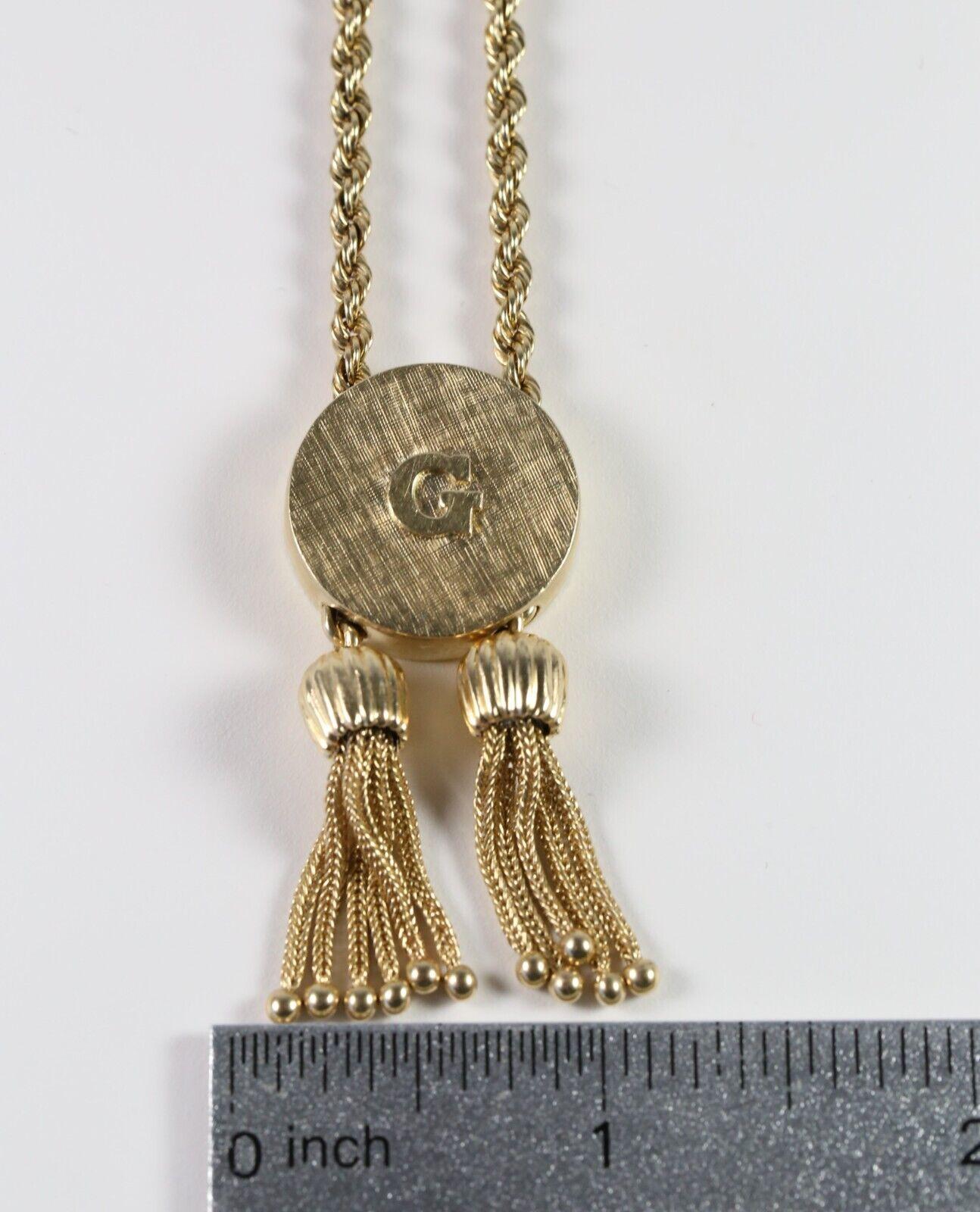 Vintage 14k Gelbgold Quaste 