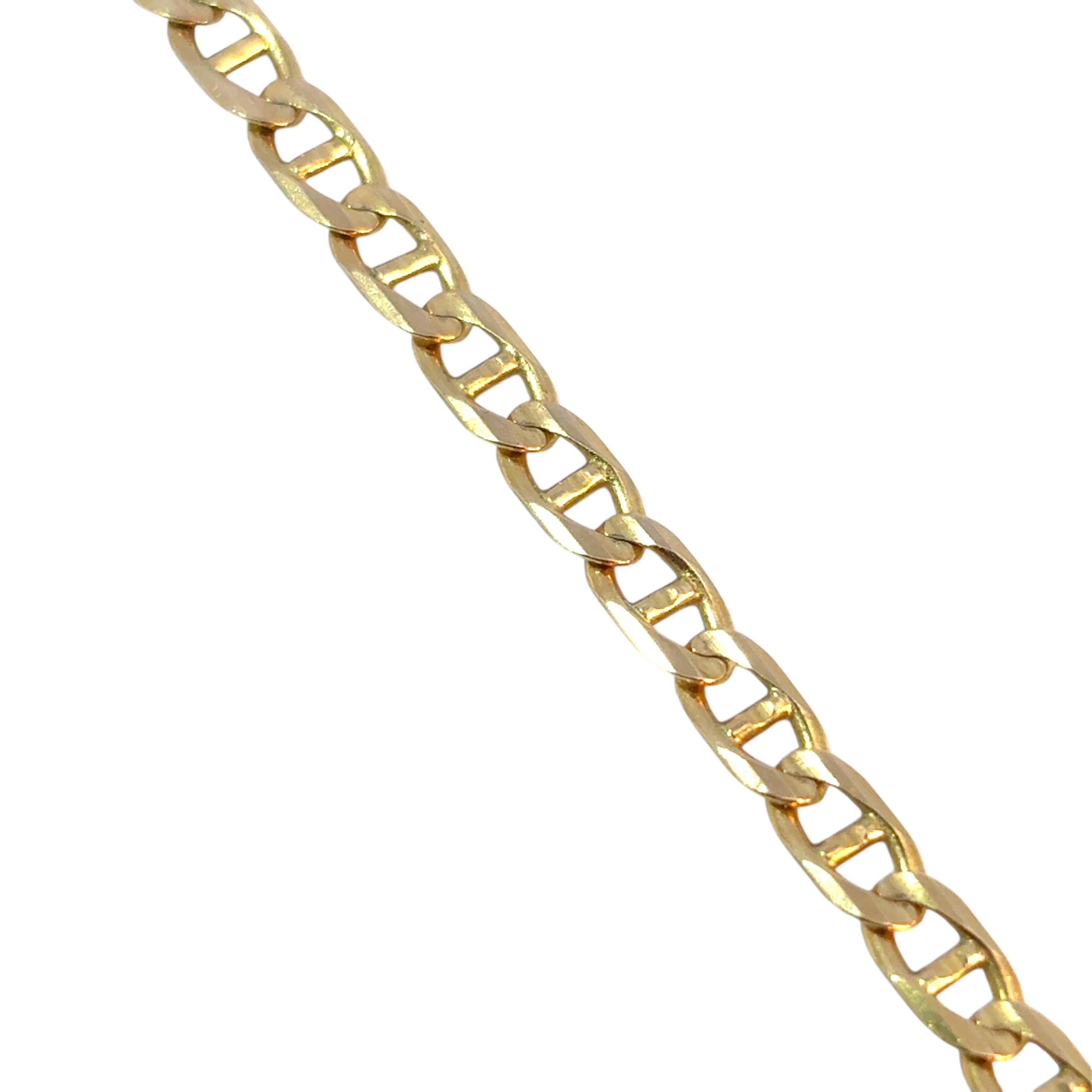 Vintage 14k Yellow Gold Thin Chain Link Bracelet

This stunning Thin Gold Chain Bracelet is in excellent condition and is ready to ship!

Type: Chain Link Bracelet
Material: 14k Yellow Gold
Measurements: The entire bracelet (including the clasp) is