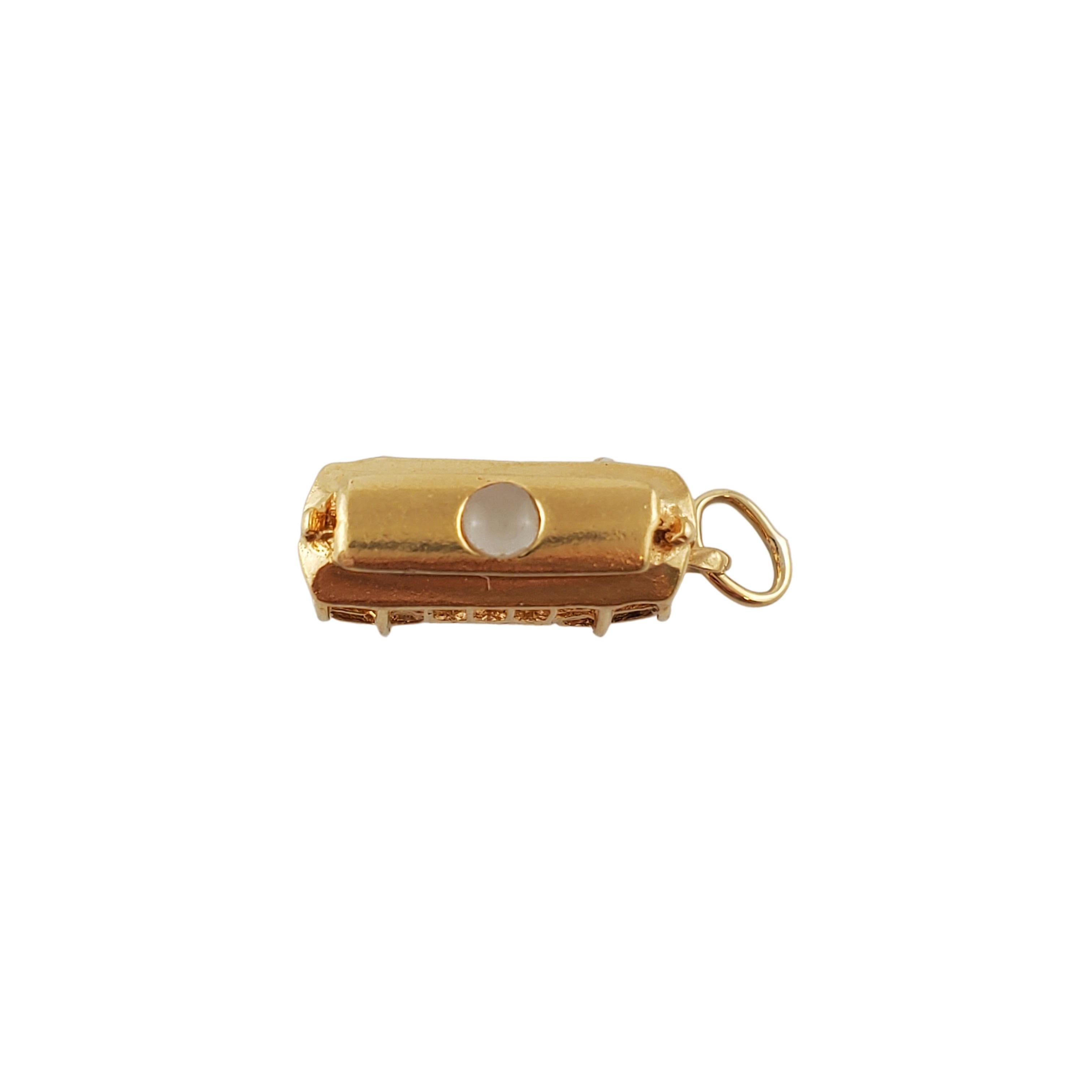 14K Yellow Gold Trolly Charm 2