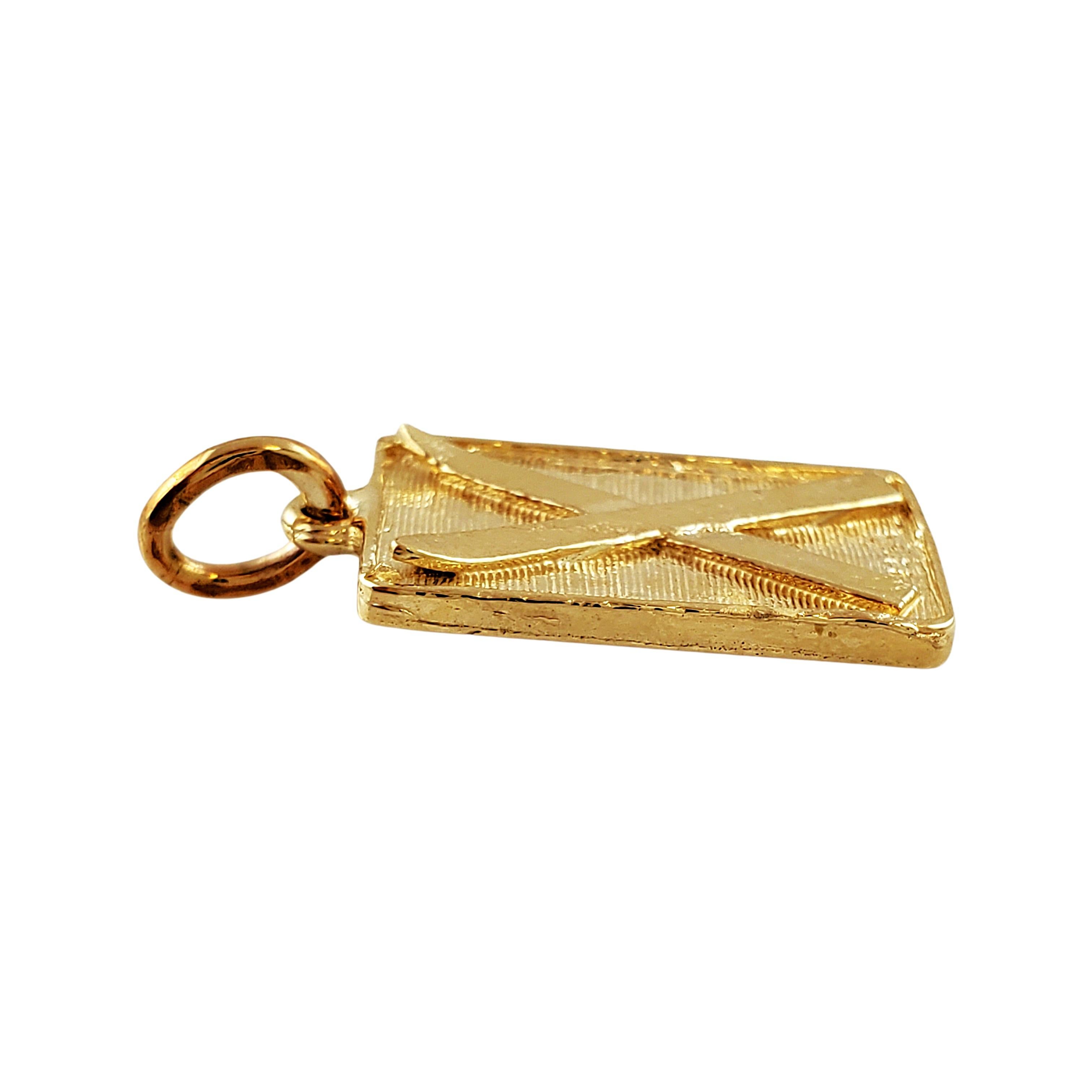 Vintage 14K Yellow Gold Vail Ski Charm In Good Condition In Washington Depot, CT