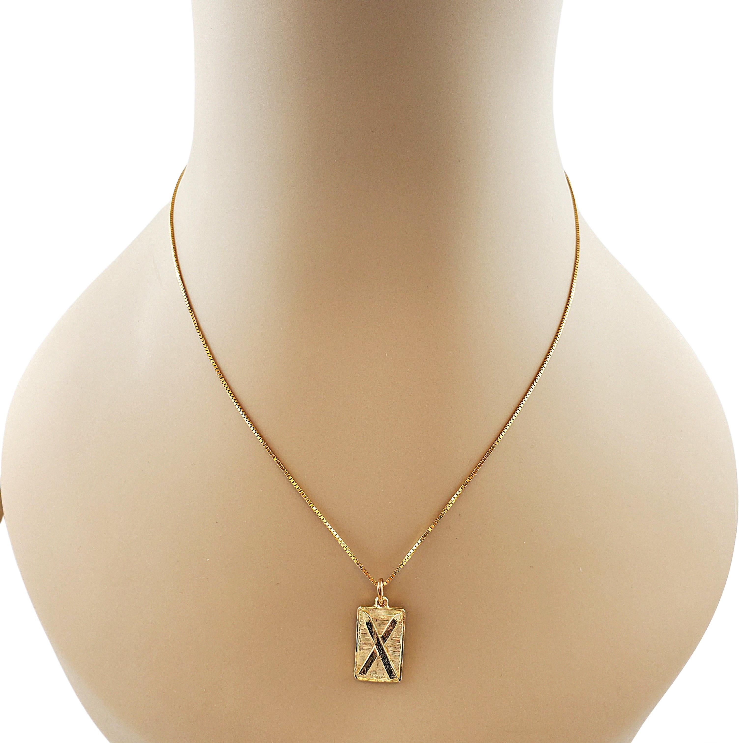 Vintage 14K Yellow Gold Vail Ski Charm 2