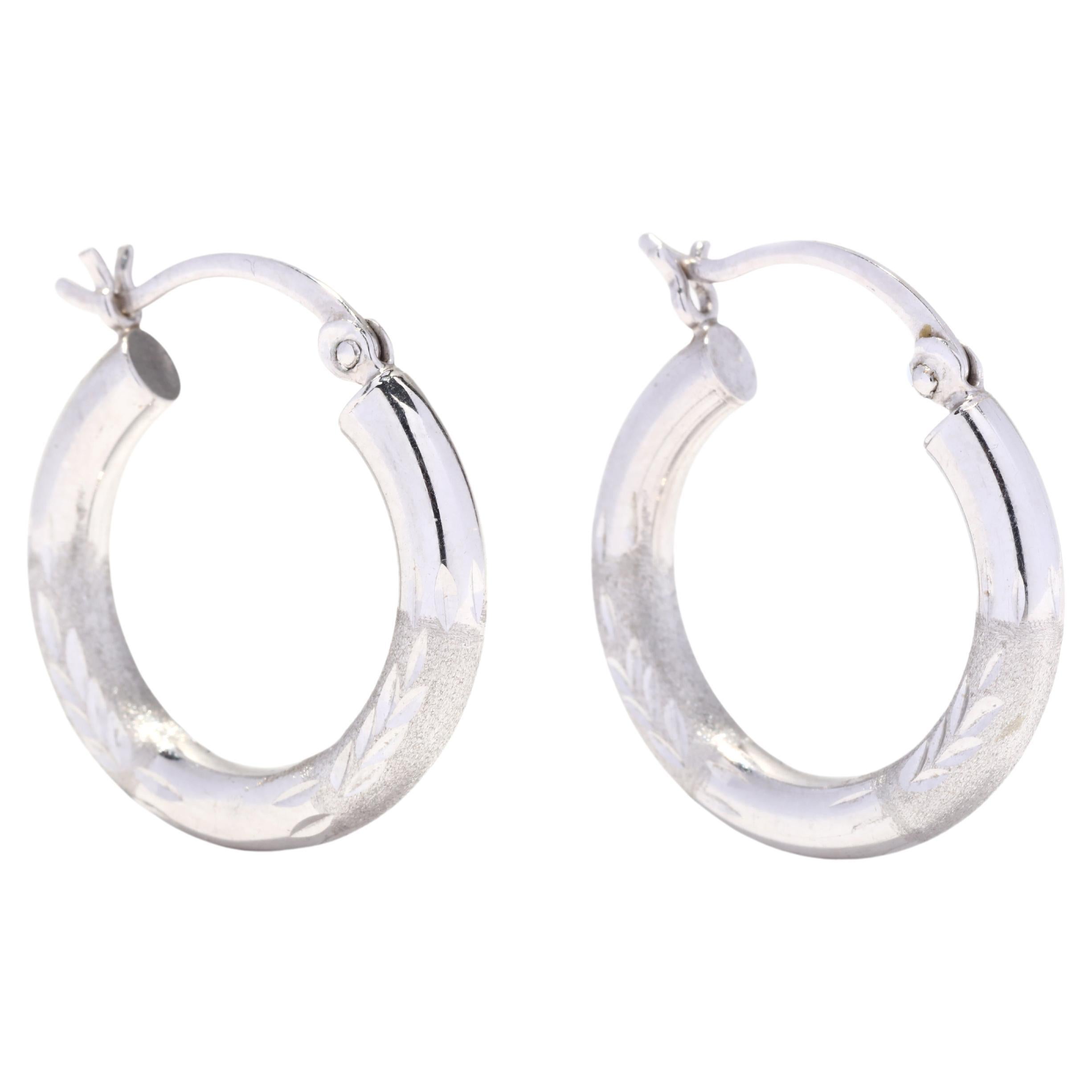 Gold Bamboo Hoop Earrings, 14K Gold, Bamboo Tube Hoops, Small Gold