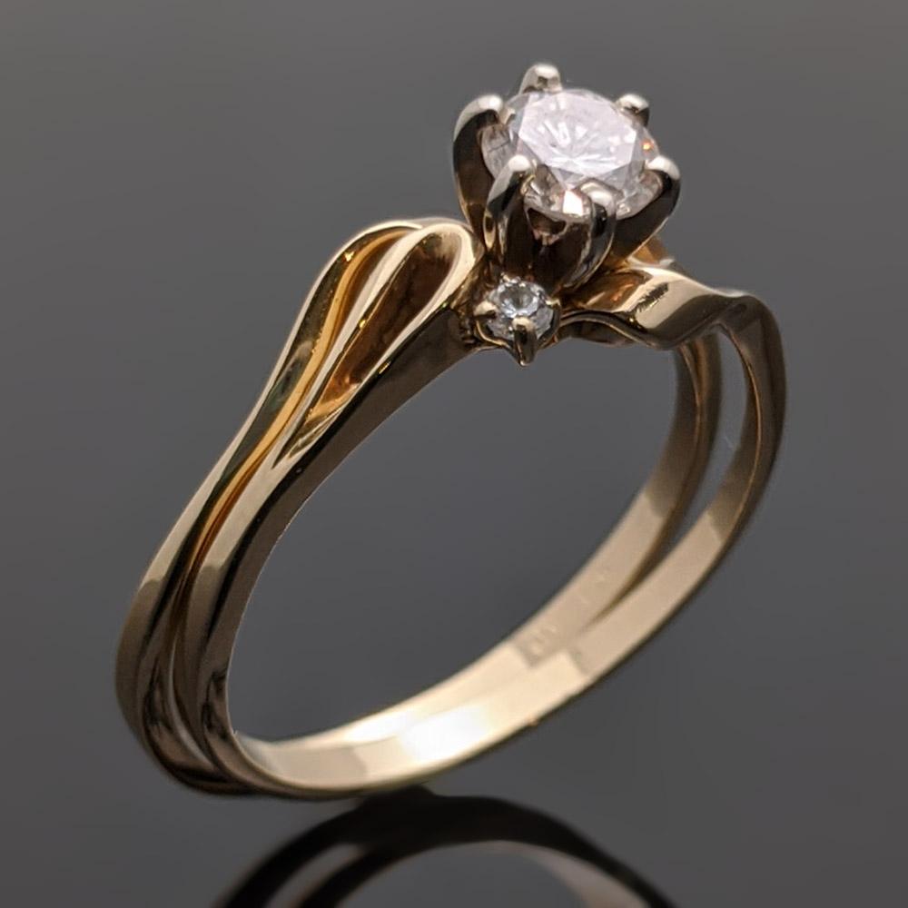 diamond ring with diamond band