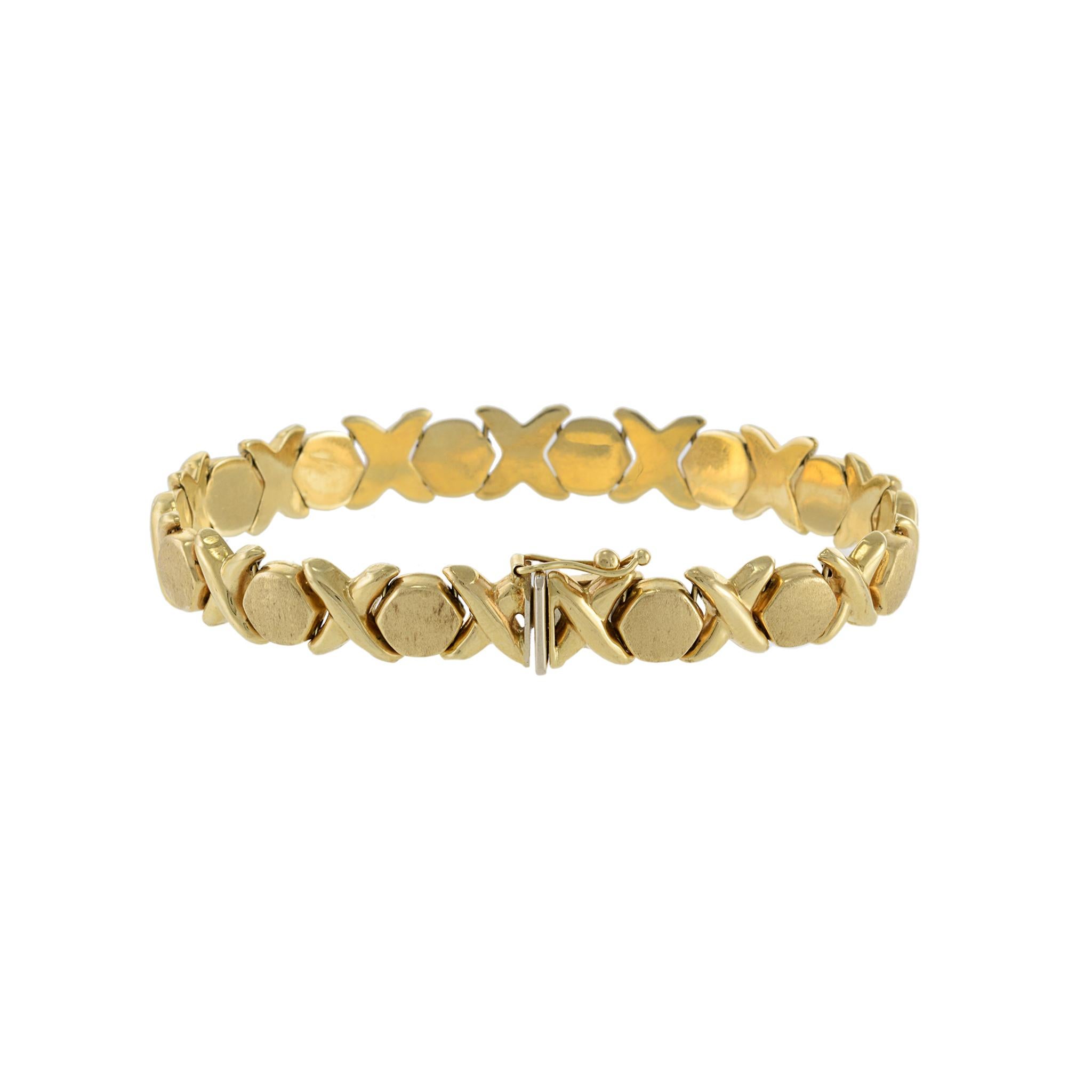 xo bracelet gold
