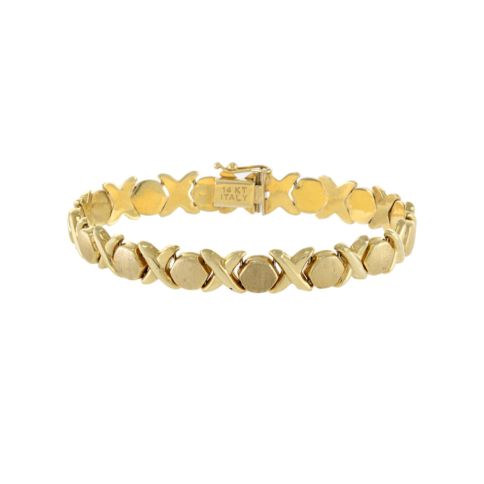 xo gold bracelet
