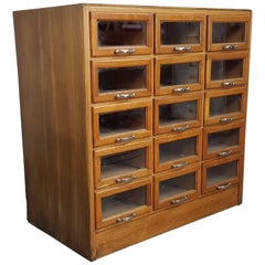 Vintage 15-Drawer Haberdashery Cabinet