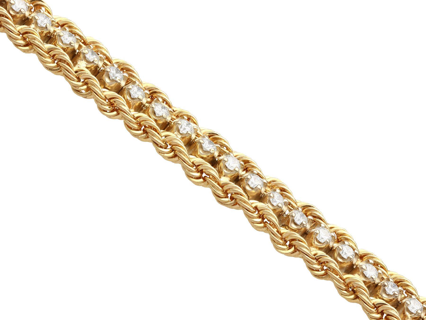 diamond rope bracelet