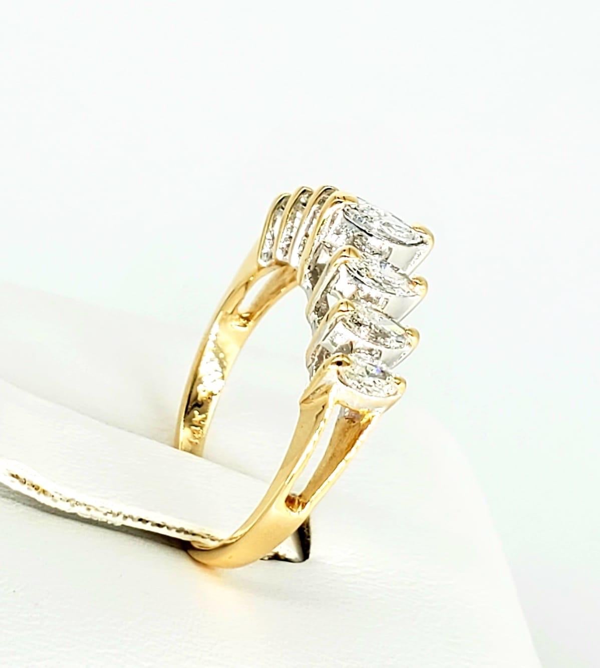 marquise diamond eternity ring