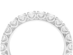Vintage 1.54Ct Diamond and Platinum Full Eternity Ring