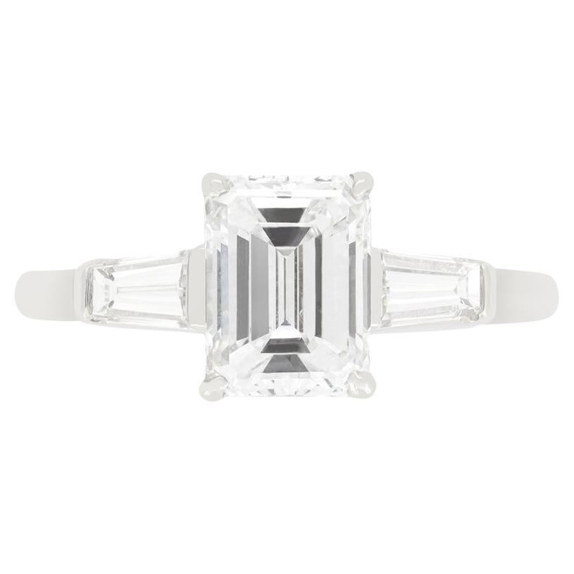 Vintage 1.55ct Diamond Solitaire Ring, c.1950s For Sale