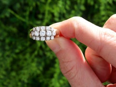 Vintage 1.56 Carat Diamond and 14k Yellow Gold Cocktail Ring Circa 1960
