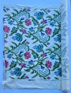 Vintage 16 Yards Brunschwig and Fils Colorful Fabric MARLY