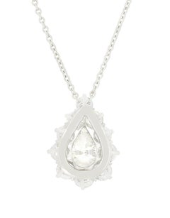 Vintage 1.60ct Diamond Cluster Pendant, c.1980s