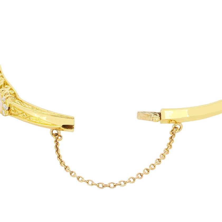 Brazalete vintage de ópalo y diamantes de 1,65 ct, c.1950 Cabujón en venta