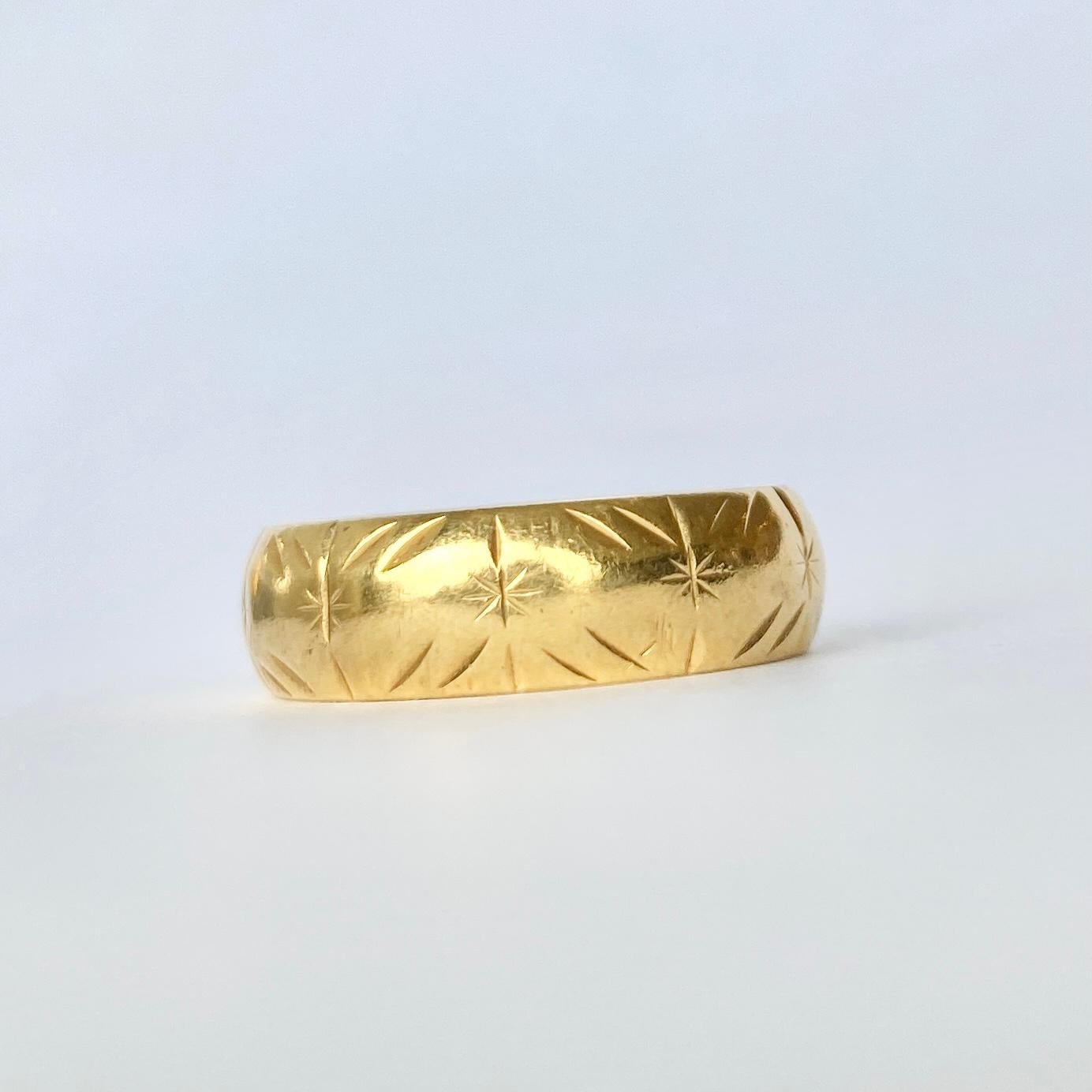 1970s gold wedding bands