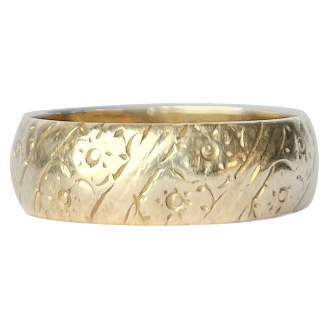 18 Karat Gold Dekoratives Vintage-Ring