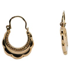 Vintage 18 Carat Gold Earrings