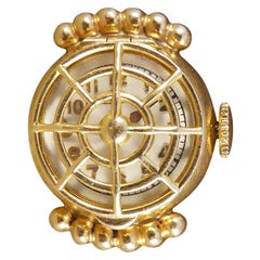 Vintage 18 Carat Yellow Gold Watch Ring