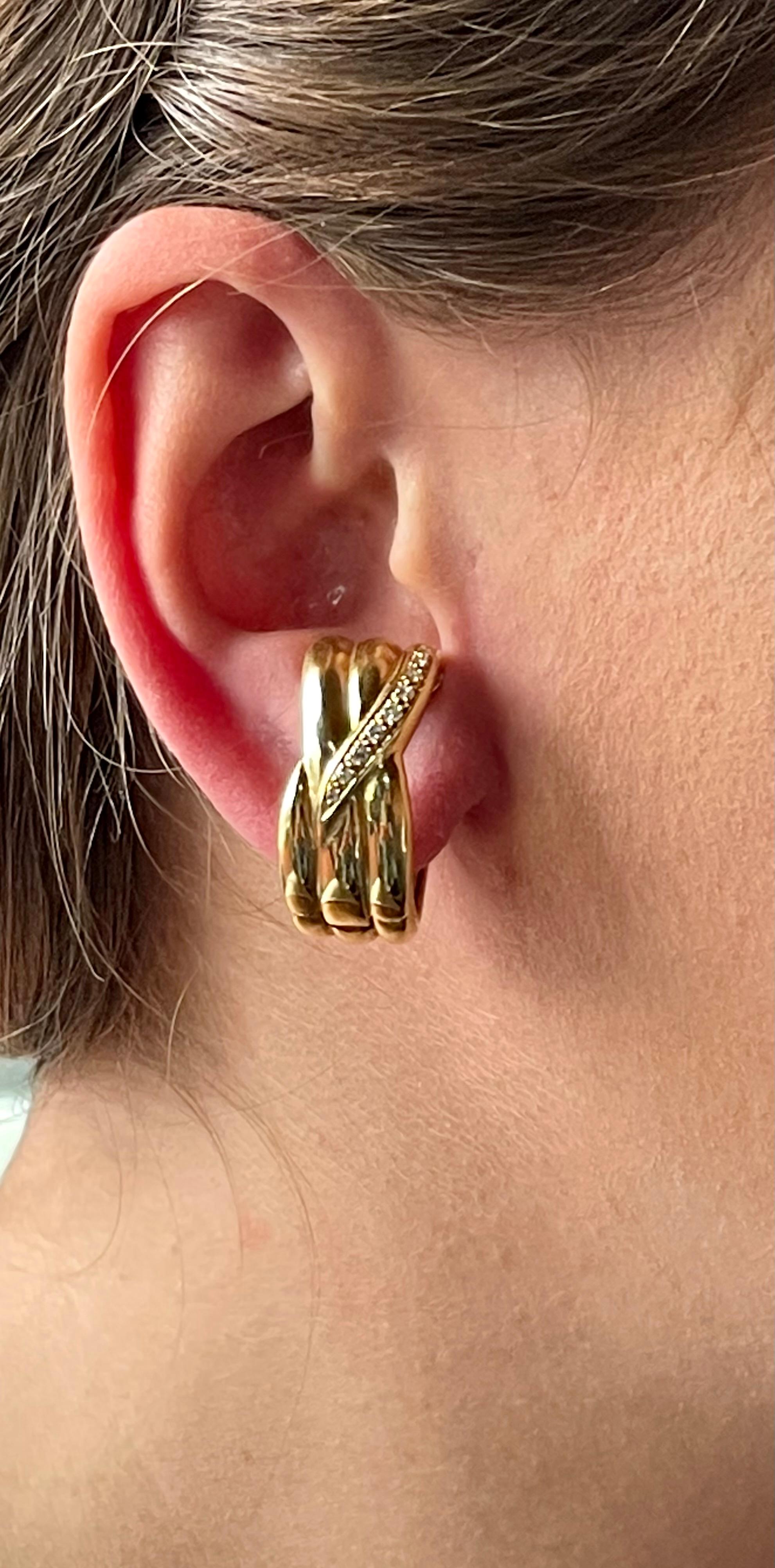 1.2 cm hoop earrings
