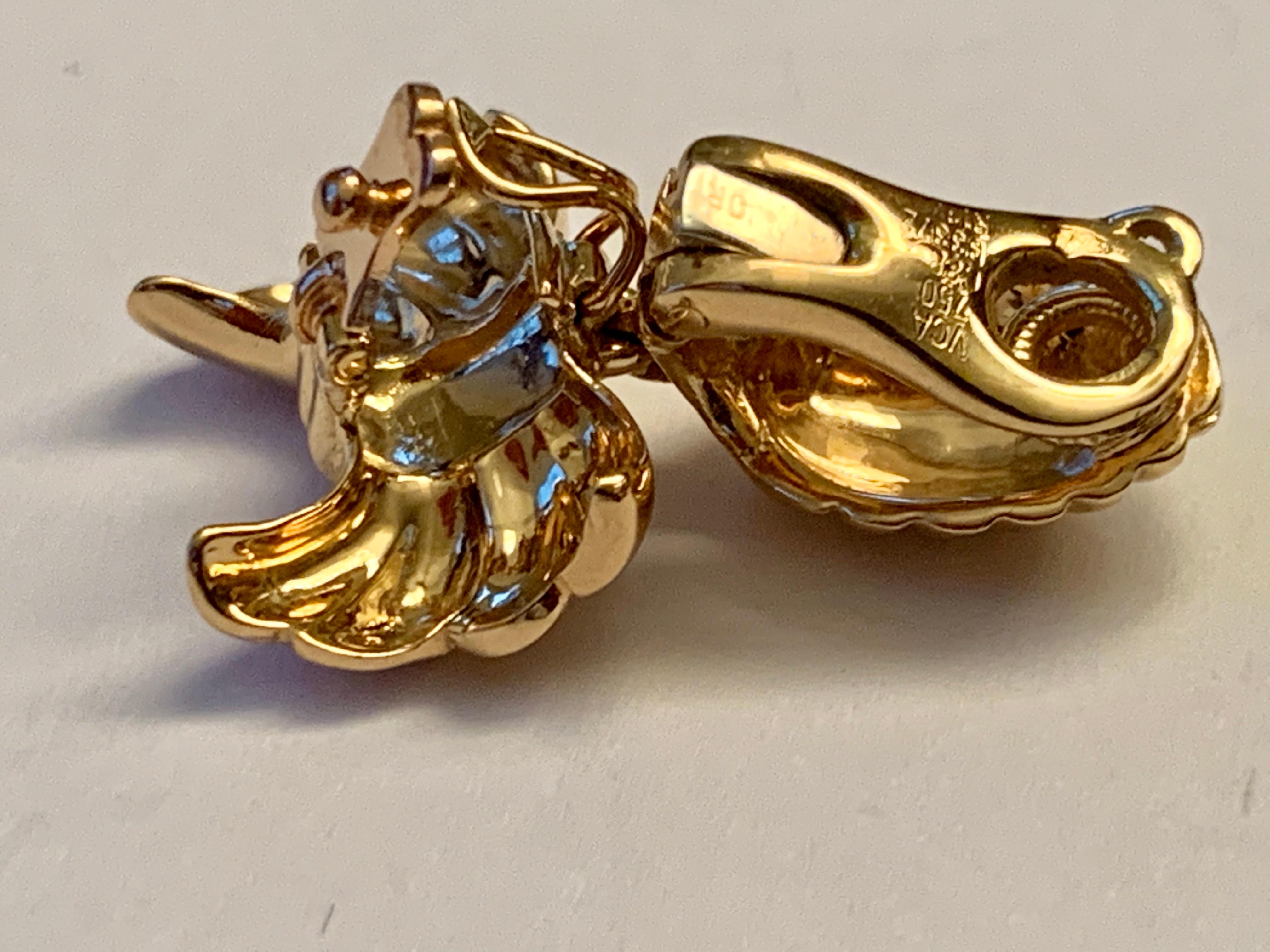gold interchangeable earrings