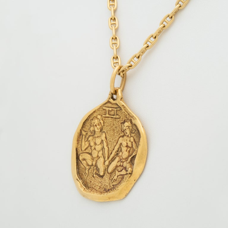 Pendentif Scorpion Plaqué Or 18 Carats - Zodiaque Scorpion - Neuf Sans Emballage
