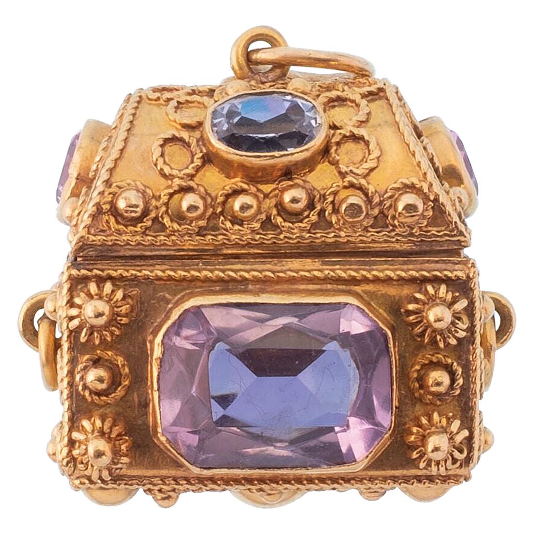 Large Vintage Treasure Chest 7 For Sale on 1stDibs