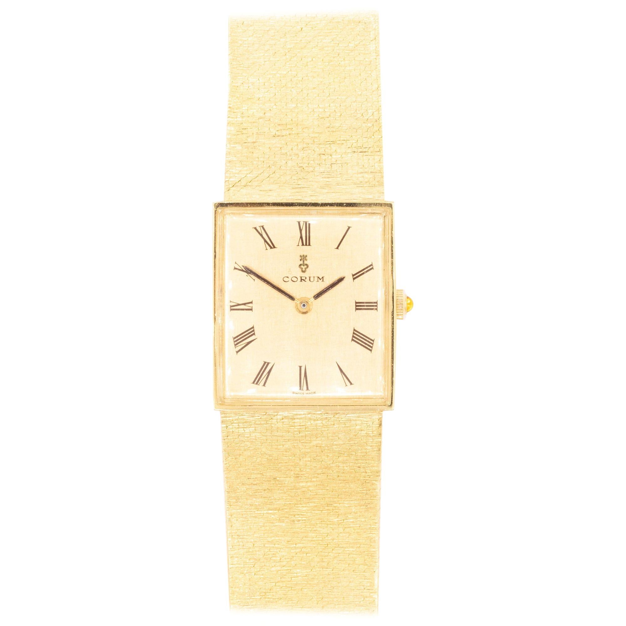 Vintage 18 Karat Gold Corum Timpiece