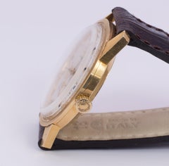 Vintage 18 Karat Gold Longines Ultra-Chron Automatic Wrist Watch, 1970s