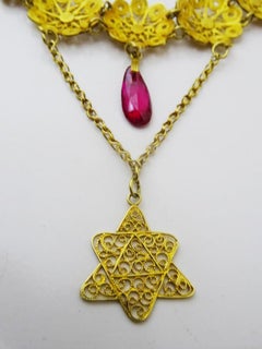 Vintage 18 karat gold Oriental Necklace