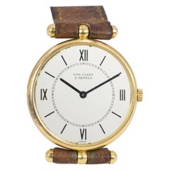 Vintage 18 Karat Gold Van Cleef & Arpels Lady Wristwatch, 1970s-1980s