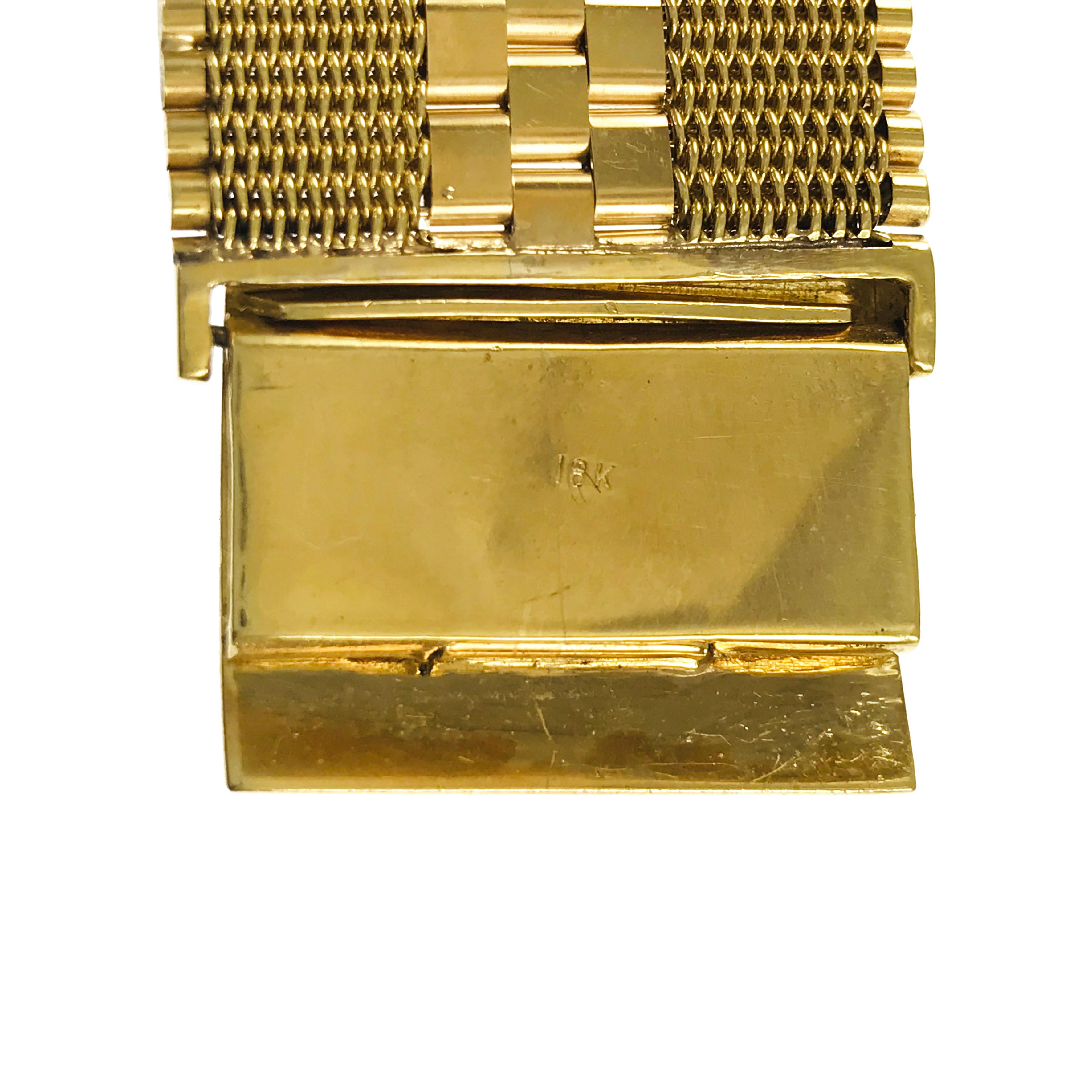Retro Vintage 18 Karat Juvenia Gold Watch