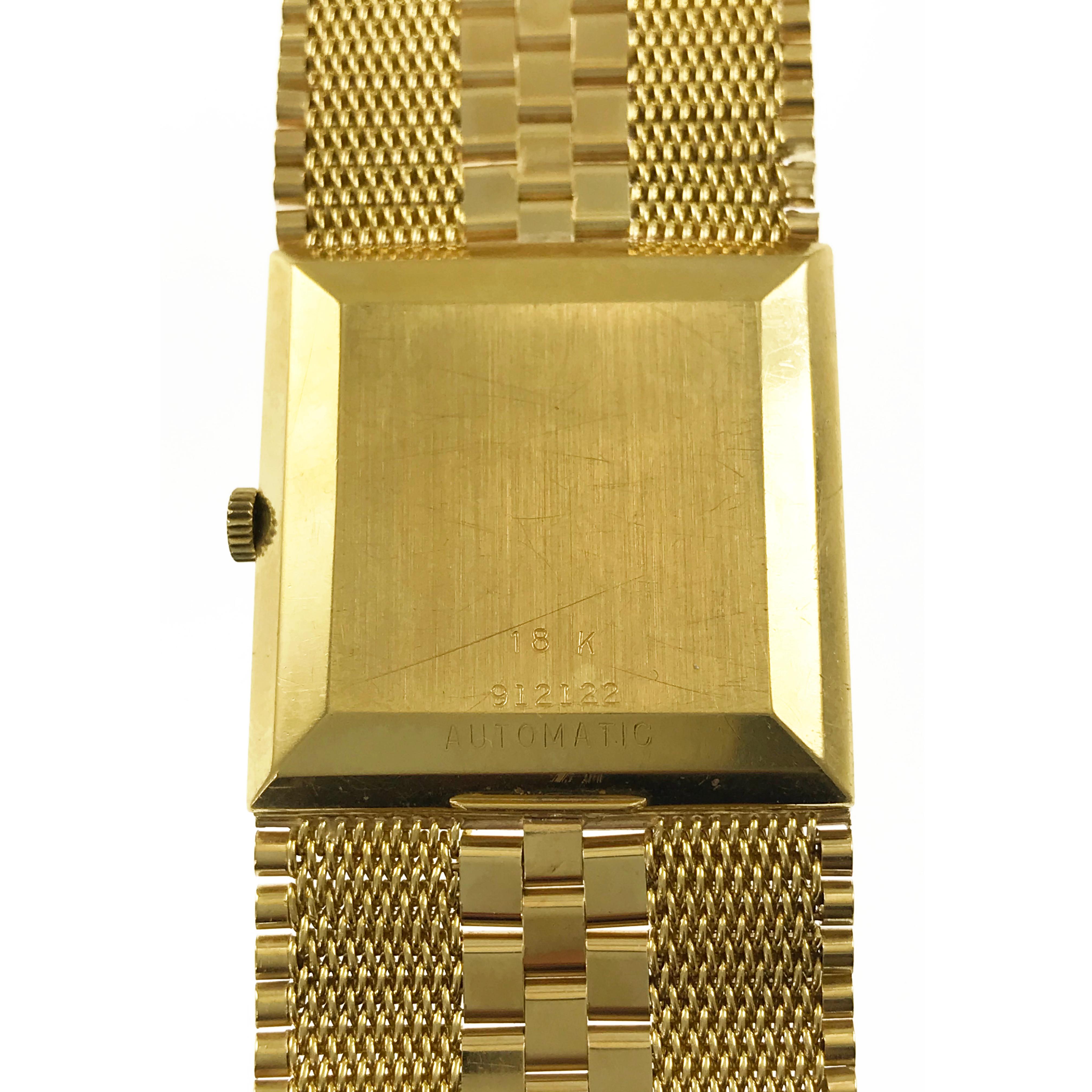 Montre vintage en or 18 carats Juvenia Bon état à Palm Desert, CA