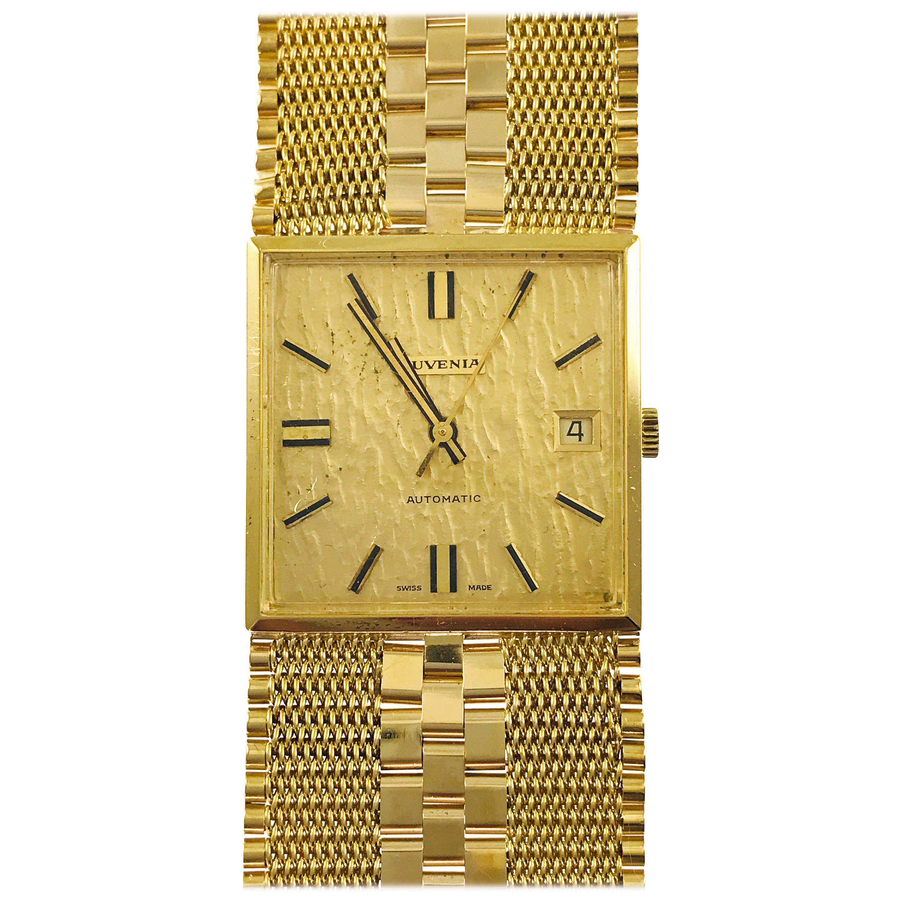 Vintage 18 Karat Juvenia Gold Watch