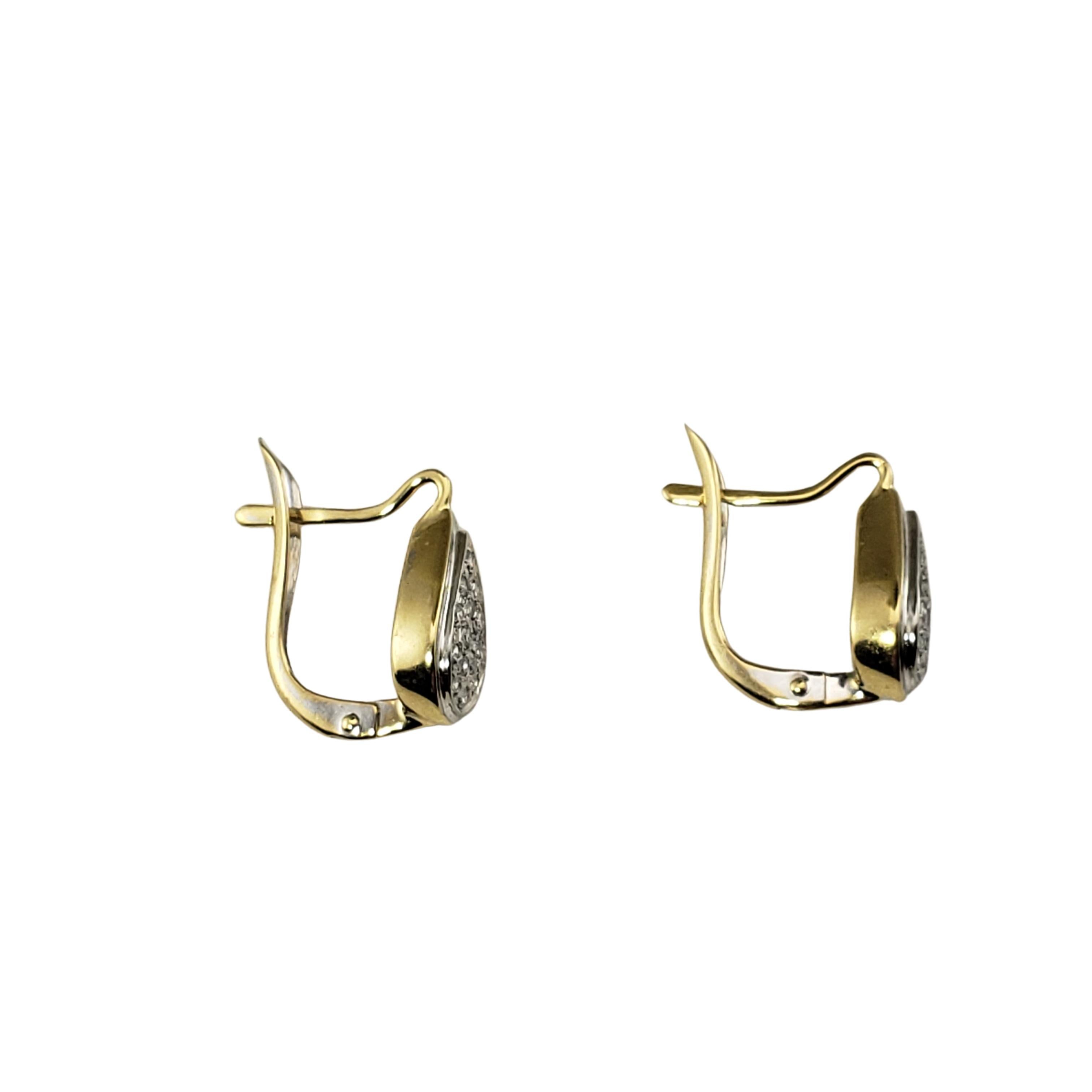 Women's 18 Karat White Gold and Diamond Earrings For Sale