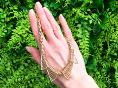 Vintage 18 Karat Yellow Gold Collarette Necklace