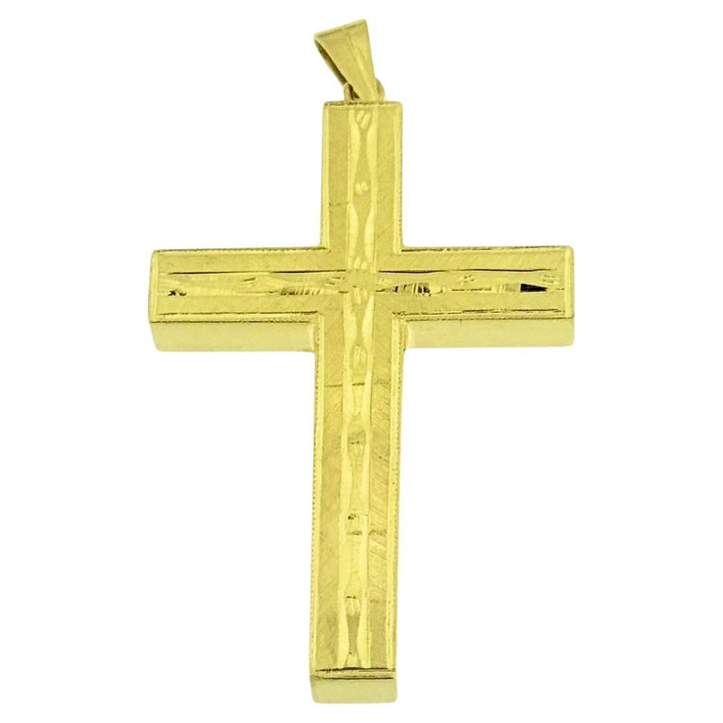 Cross aus 18 Karat Gelbgold im Vintage-Stil