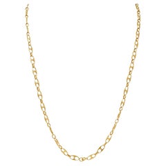 Halskette aus 18 Karat Gelbgold mit Fancy Mariner-Gliederkette