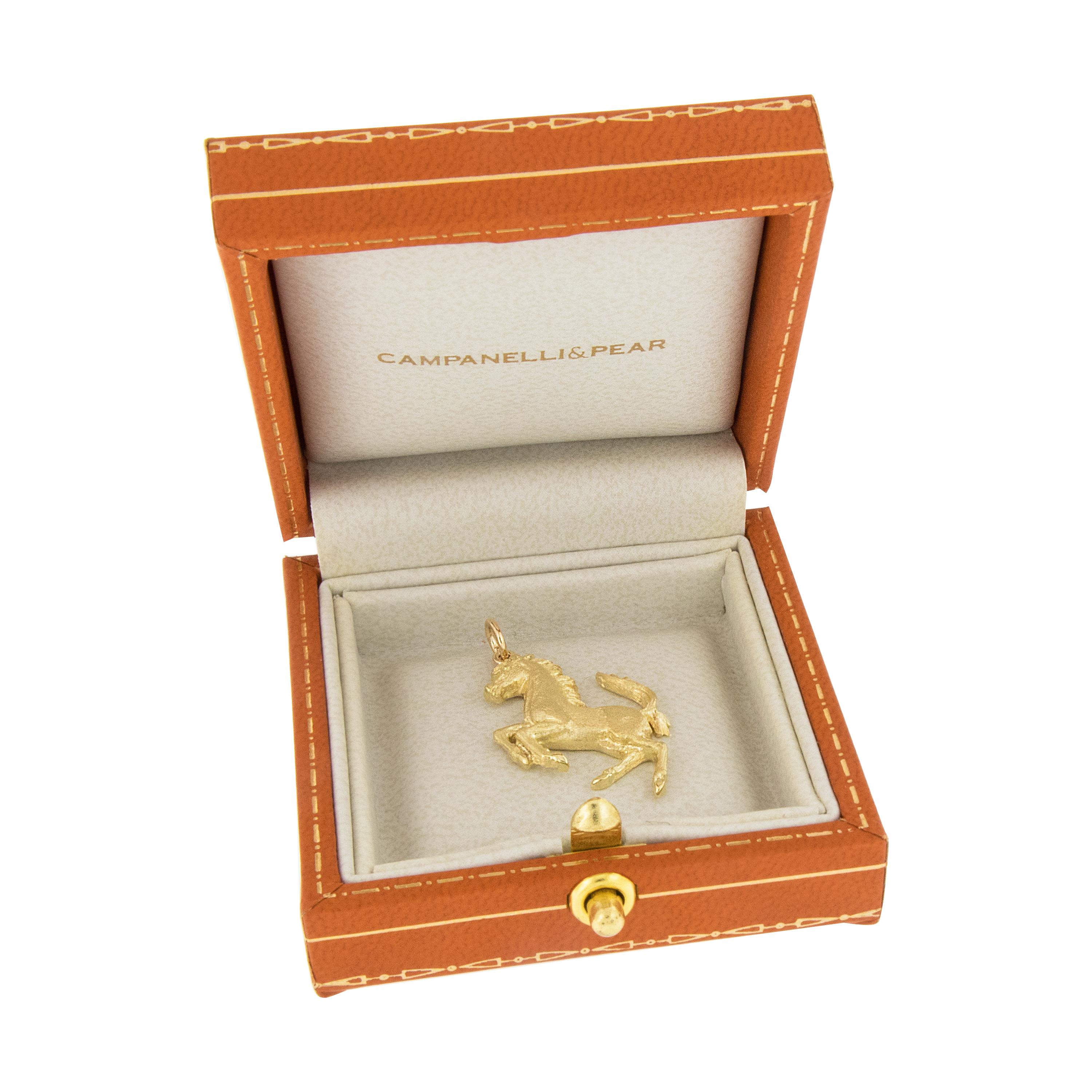 gold ferrari pendant