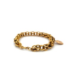 Vintage 18 Karat Yellow Gold Link Bracelet 38.2 Grams 7 inch