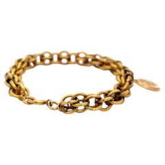 Vintage 18 Karat Yellow Gold Link Bracelet 38.2 Grams 7 inch