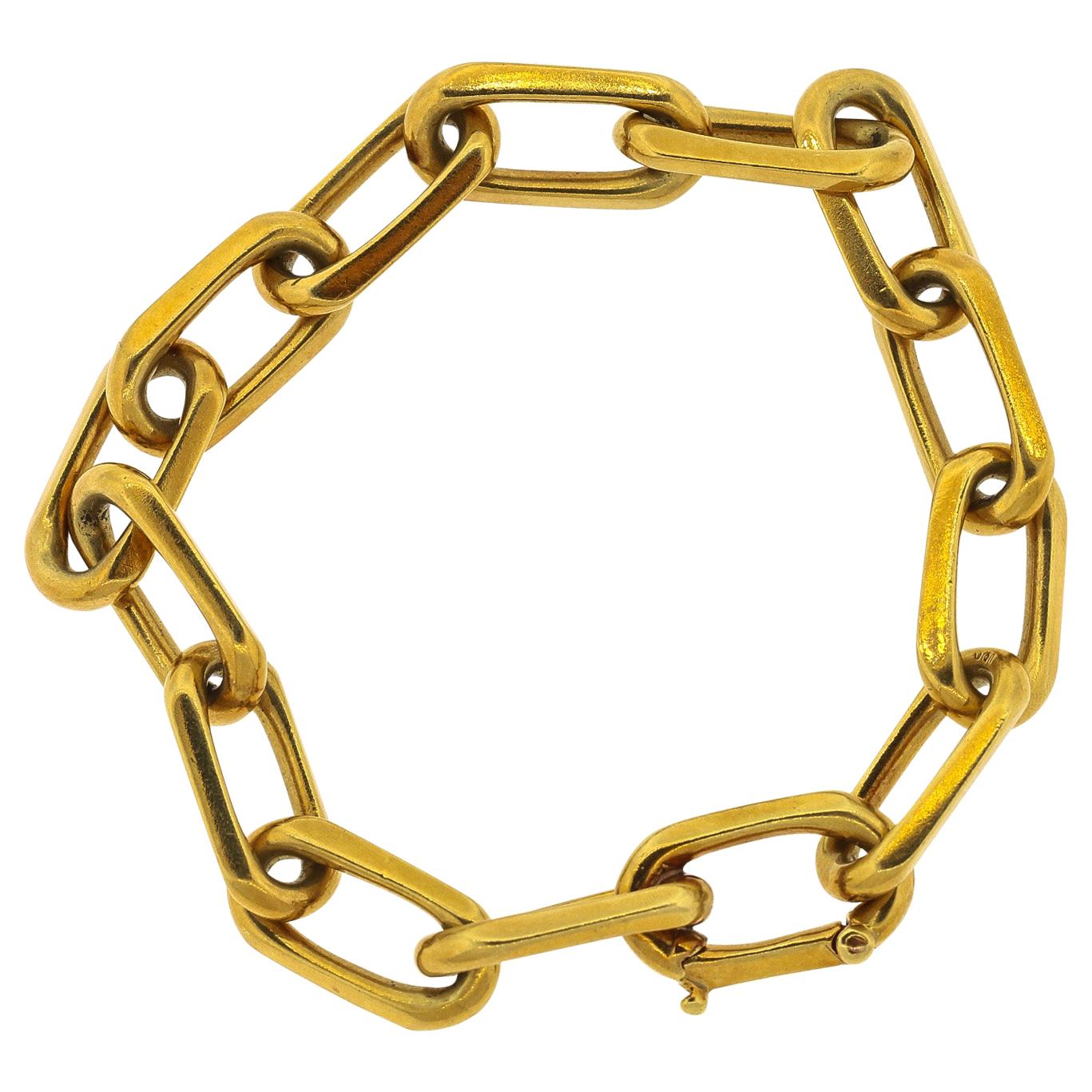 Cartier gold link sale bracelet