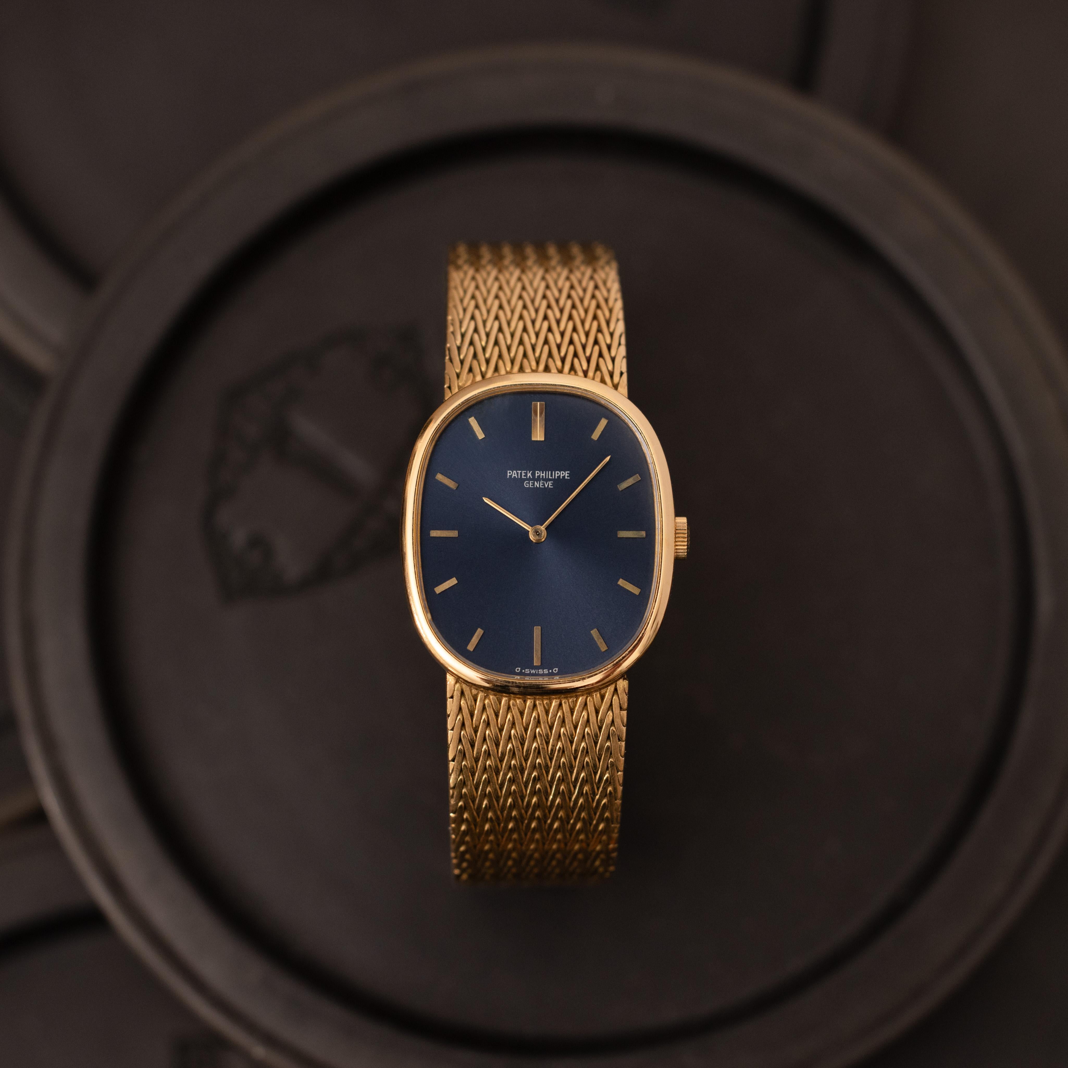 Vintage 18 Karat Yellow Gold Patek Philippe Ellipse Manual Wind Model 3848 3