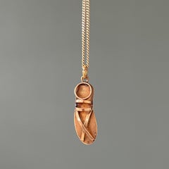 Vintage 18 Karat Gold Roman Sandal Charm Pendant