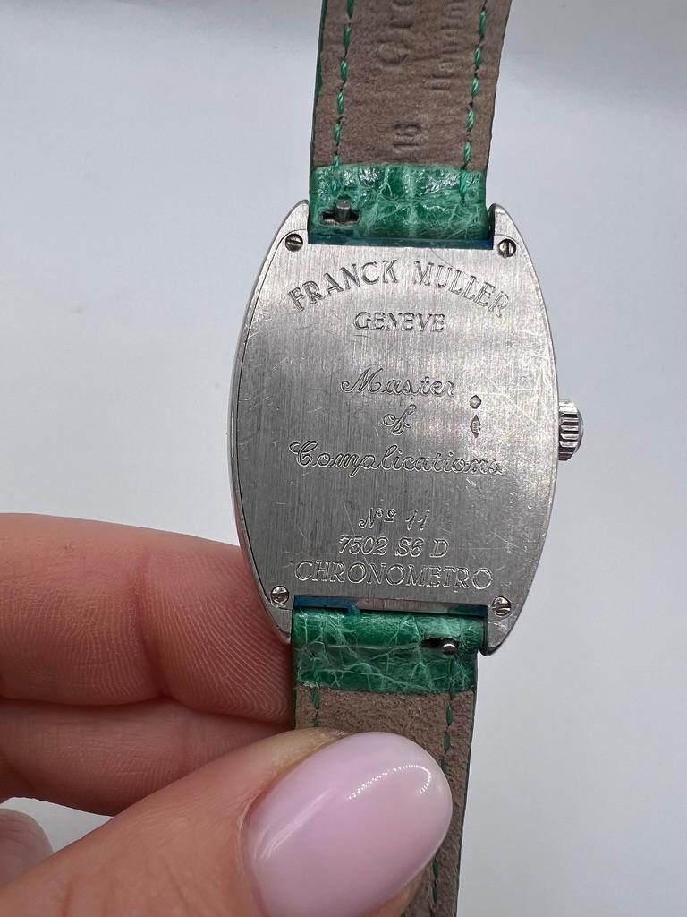 Montre Master of Complications Franck Muller vintage en or 18 carats et diamants Pour hommes en vente