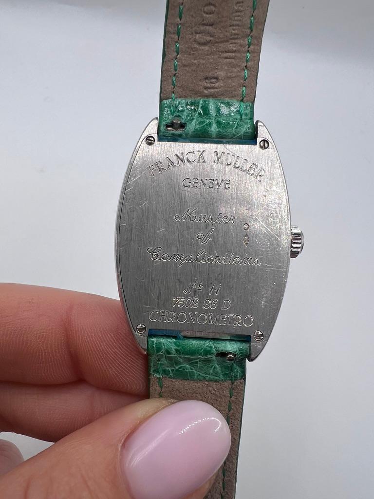 Montre Master of Complications Franck Muller vintage en or 18 carats et diamants en vente 1