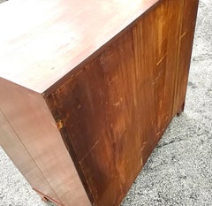 Vintage 1810 Federal Period Hepplewhite Flame Mahogany Chest of Drawers