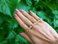 Vintage 1.82ct Diamond and Yellow Gold Bracelet Circa 1980