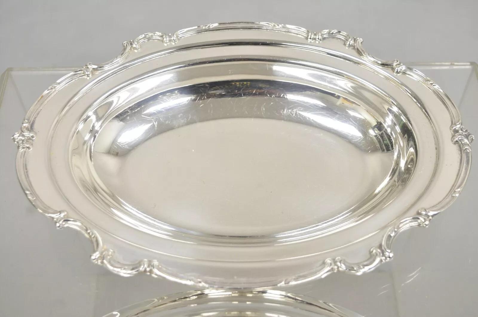 Vintage 1847 Rogers Bros. Plato para verduras con tapa chapado en plata reflectante en venta 4