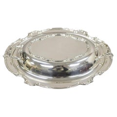 Vintage 1847 Rogers Bros Reflection Silver Plated Covered Vegetable Dish