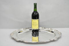 Vintage 1847 Rogers Bros "Remembrance" Oval Silver Plated Serving Platter Tray